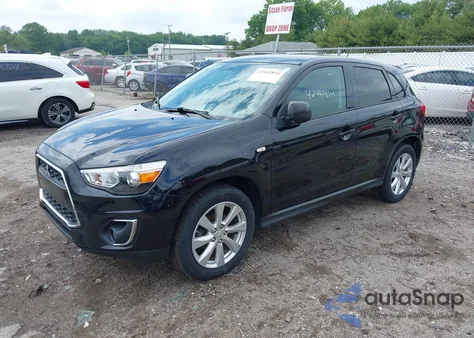 2015 Mitsubishi Outlander Sport Es из США, поврежденный, VIN 4A4AR3AU0FE010772